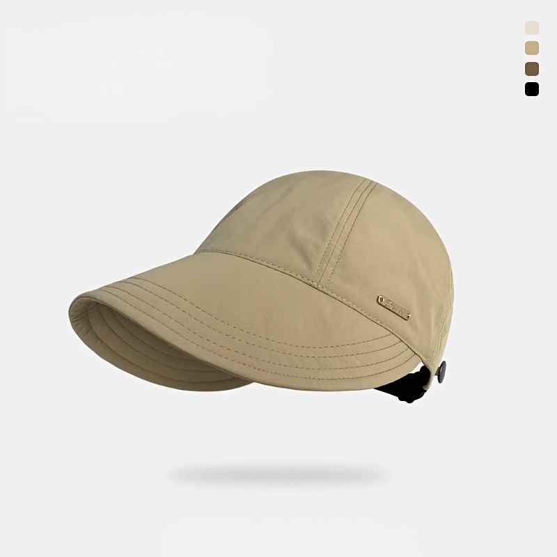 TEMU Spring/summer Lightweight Women's Casual Versatile Fashion Baseball , Equestrian Hat, Face- Design