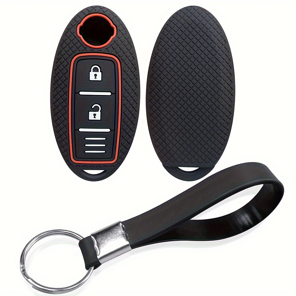 TEMU Silicone Cover For Car Keys Compatible With Various For Models Including Tiida, Livida, T31 T32, Qashqai, March, Juke, Pathfinder, Note, Gtr, ,