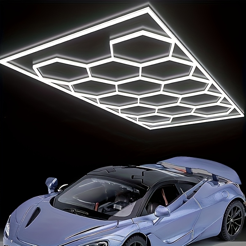 Ultra Bright Hexagonal Garage Light, 720W LED