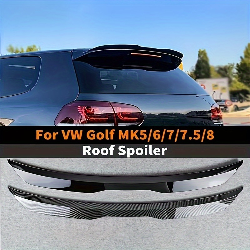 

Rear Roof Spoiler Wing Air Dam Deflector For Volkswagen For Golf Adjustment Accessories Such As 5 7 7.5 8 Mk5 Mk6 Easy To Install, Durable, Enhance Your Car's Look & Performance