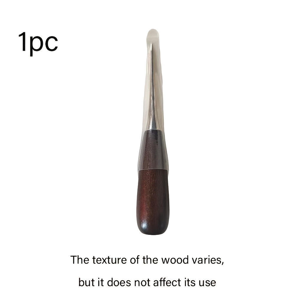 TEMU 1pc Taper, Carbon Steel Hole Drilling Needle, Handmade Leather Goods Making Tool, Suitable For Wallet, Belt, Canvas Bag, Diy Leather Puncture,
