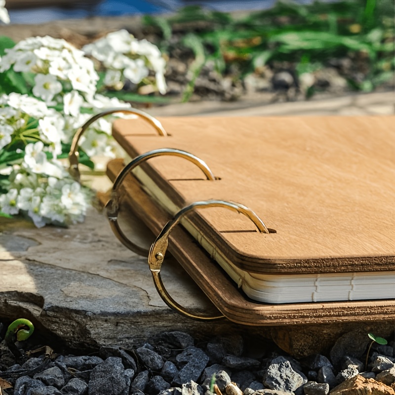 slika predmeta personaliziran lesen lasersko graviran foto album za potovanja - prilagodljiva knjiga gostov in spominek, na voljo v različnih velikostih. popoln za poroke, rojstne dneve in praznovanja ob vselitvi - izdelan iz visokokakovostnega lesa, ne potrebuje napajanja.