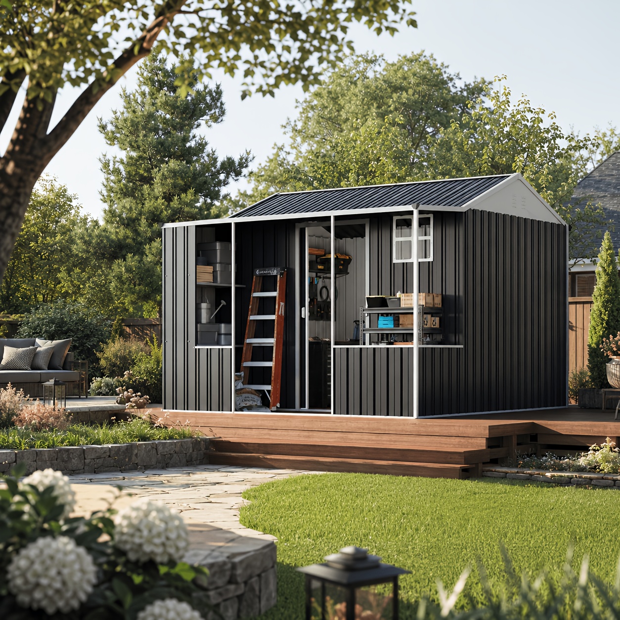 sheds sold on Temu United States