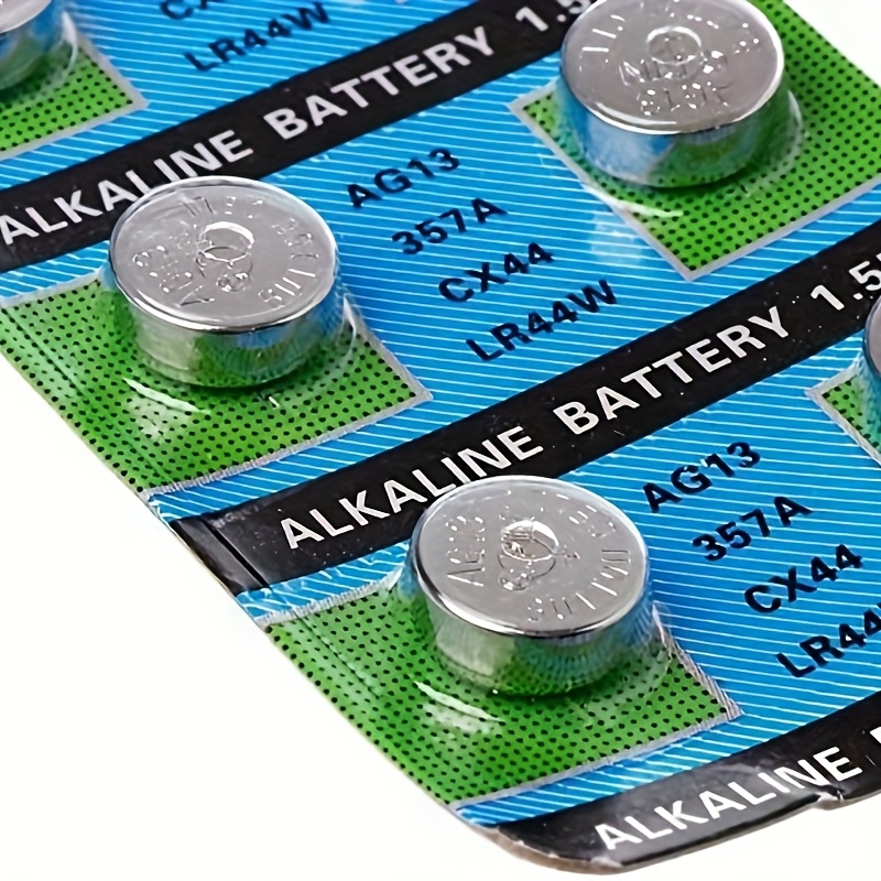 Lotto 40 Batterie Alcaline Exell Per Orologio &ndash; Misura LR44, V357, 357, AG13 &ndash; 1.5V