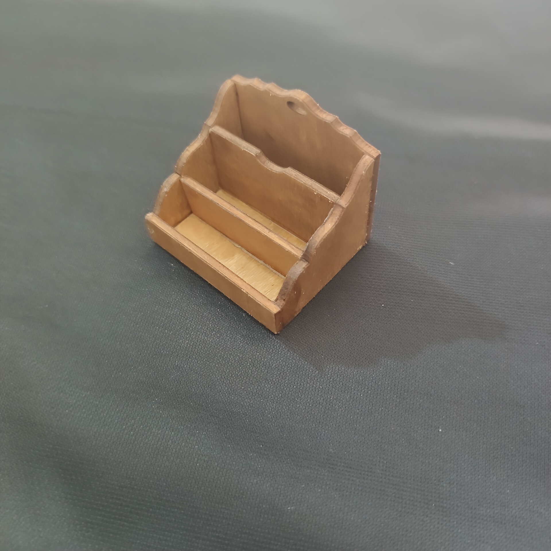 Image of 1pc, Dollhouse Decoration, Mini Wooden Simulation Storage Rack, Miniature Study Scene Decorative Prop Model, Ideal Gift For Hobbyists