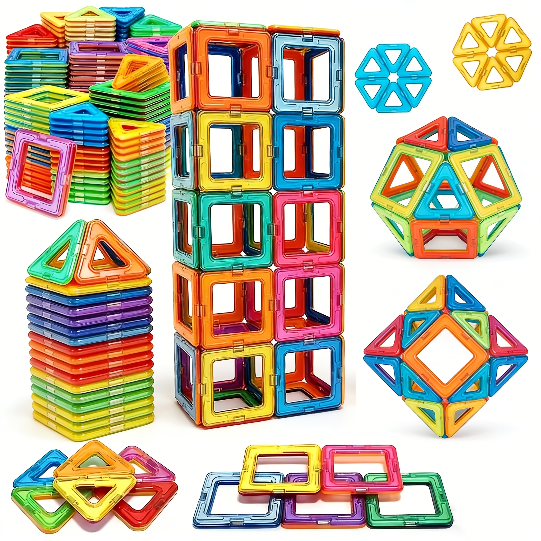59pcs Colorful Clear Magnet Building Toys