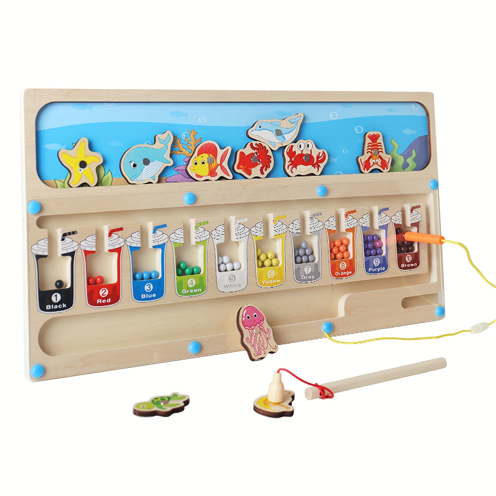 Magnetic Writing Maze Toy Children's Early Education - Temu