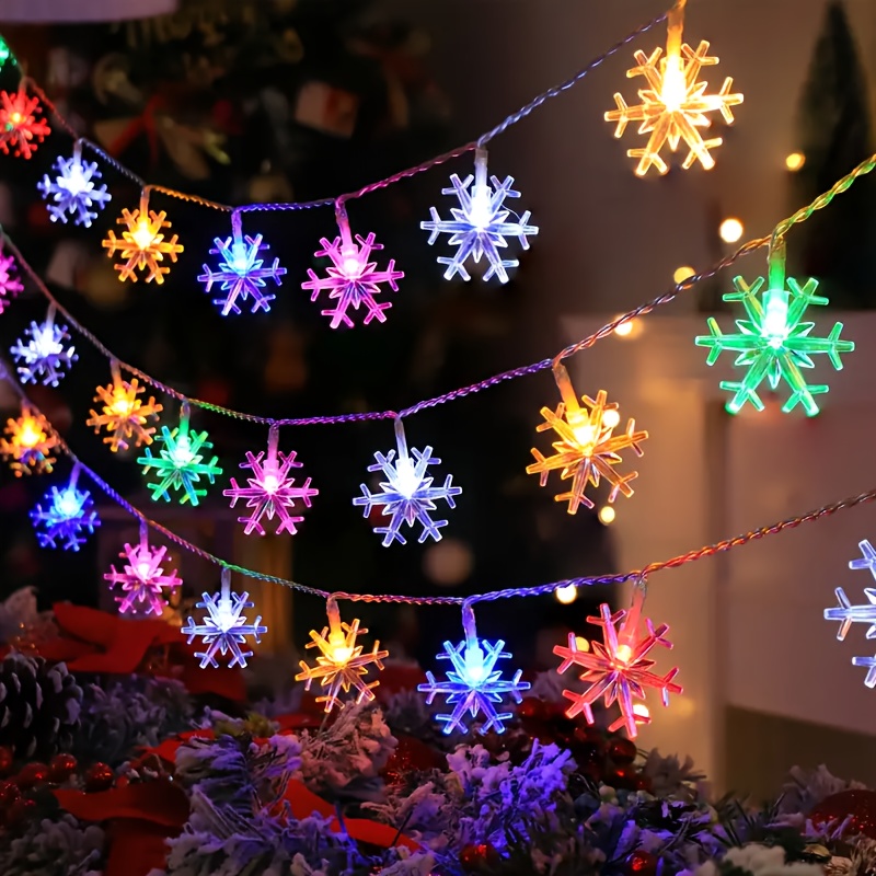 300Cm Led Romantic Snowflake Curtain Fairy String Lights