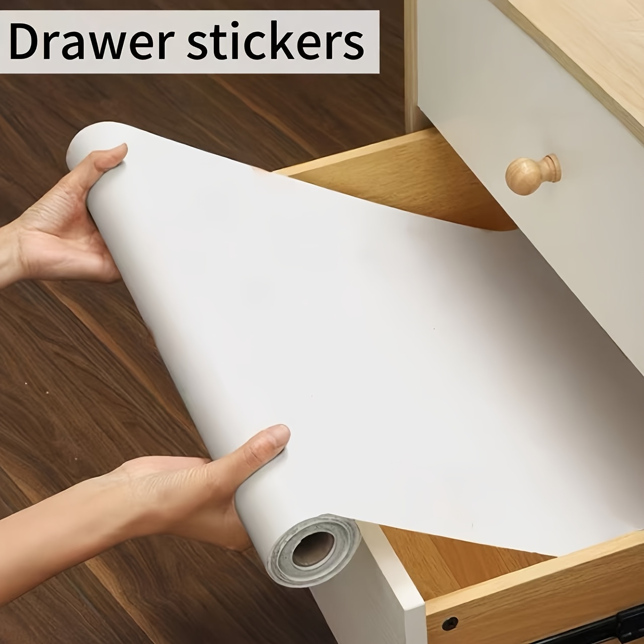 1 roll white textured shelf liner multi purpose drawer liner self   matte white drawer renewal pads waterproof and oilproof drawer paper suitable for wardrobes shoe racks cabinets shelves countertops home decor kitchen organizers and storage 0