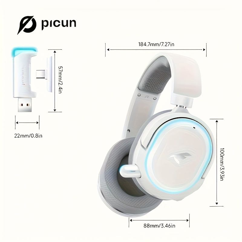 Draadloze gamingheadset met 7.1 surround sound | 100 uur batterijduur