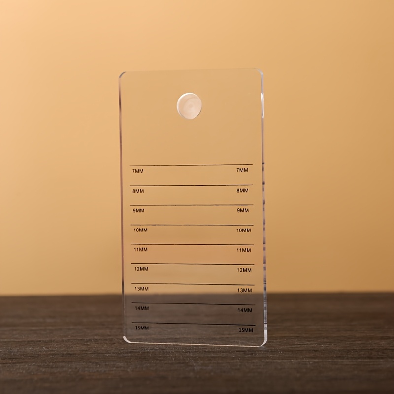 TEMU 1pc Acrylic Eyelash Display Board, Operation Table, Grafting Eyelash Scale Board, Planting Eyelash Picking Table Grafting Eyelash Auxiliary Tool