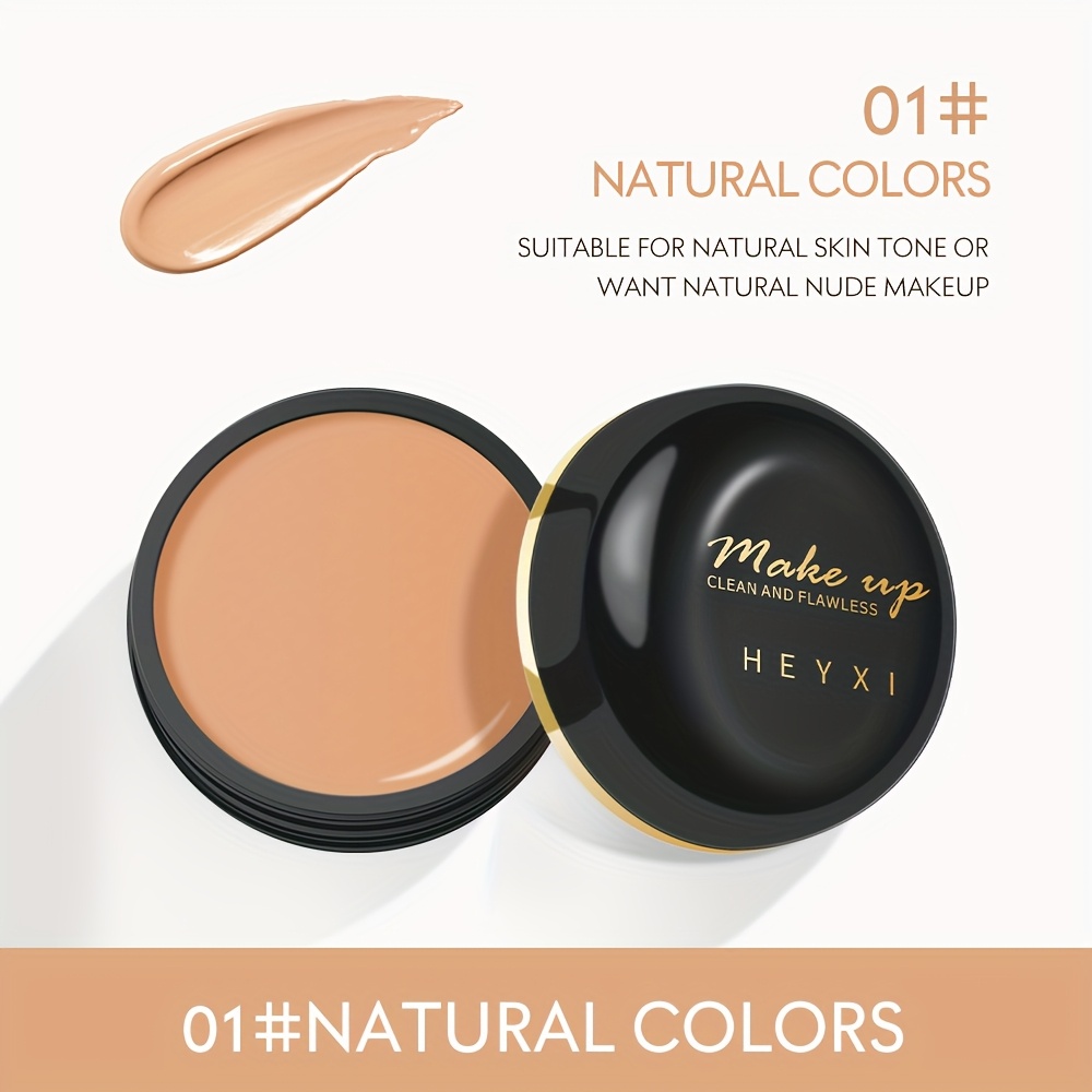 HEYXI Waterproof And Sweat-Proof Concealer Cream, Tattoo Cover-Up Cream, Long-Lasting Foundation, 15G Natural Makeup Effect, Suitable for All Skin Types, High Coverage Cream - Image 6