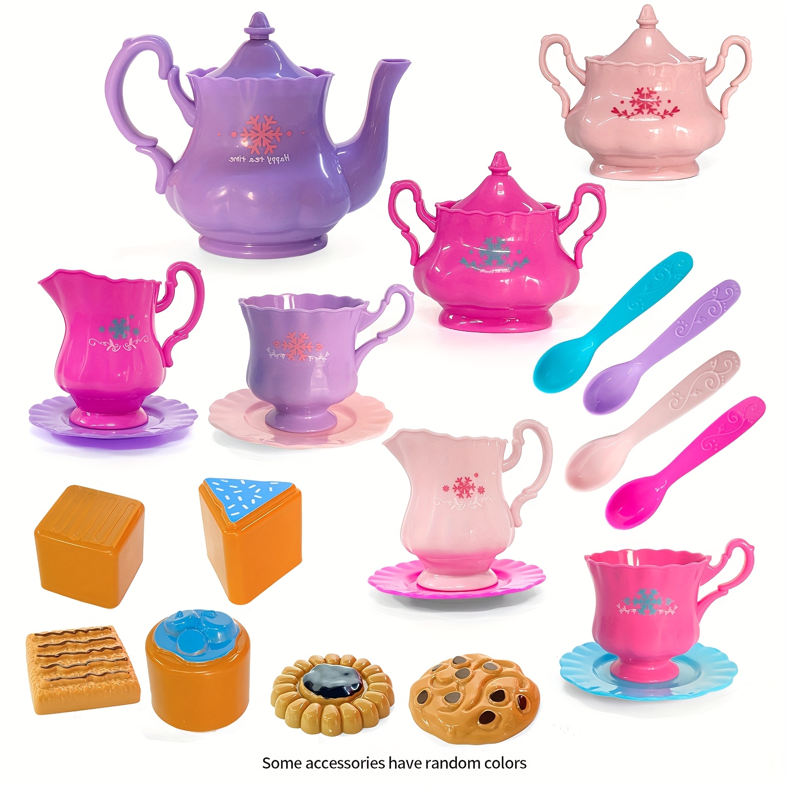 Juego De Té Infantil Unicornio De 41 Piezas – Incluye Tetera, Tazas, Platos, Postres Y Maletín – Set De Simulación Para Niñas De 3 A 8 Años