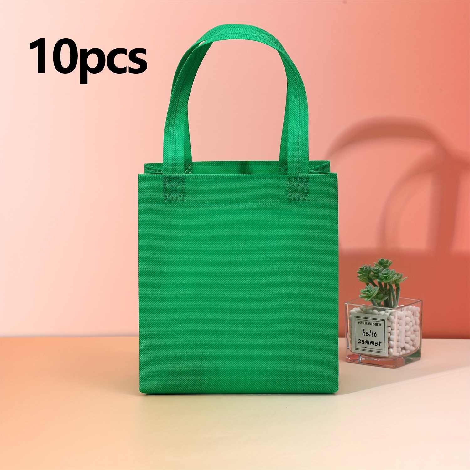 TEMU Cadeau pour Elle/Lui - Lot de 10 Sacs Cadeaux Multicolores, Sacs Cadeaux Réutilisables avec Poignées, pour de Fête, Anniversaires et Fêtes de