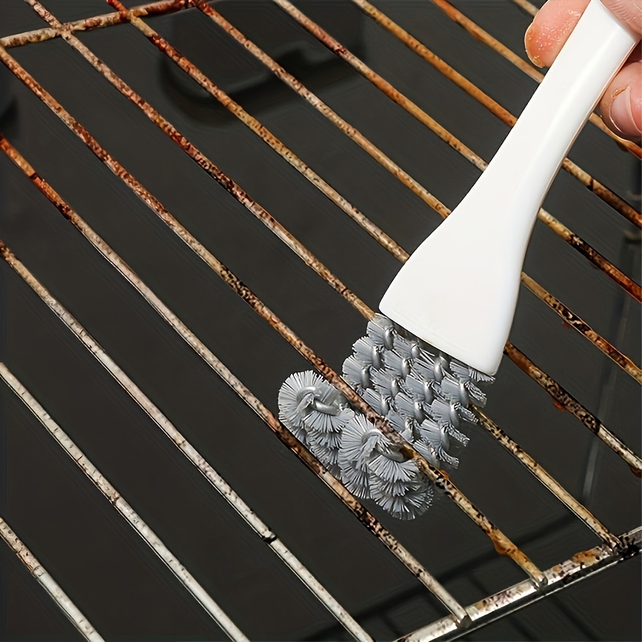 Image of Multifunctional Cleaning Brush, Suitable For Grills, Kitchens, Etc. - Durable, Reusable, With Handle, Convenient For Cleaning And Corners