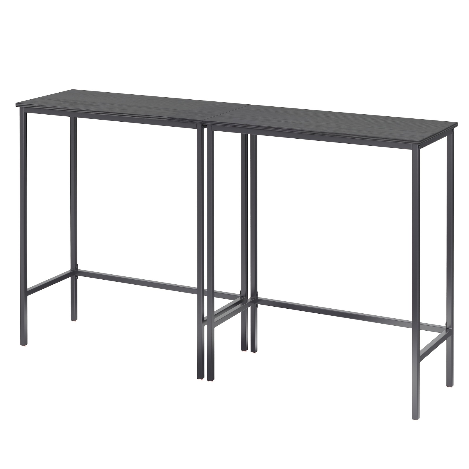 Narrow Bar Table, Rectangular High-top Bar Table, Bar Table, Multi-functional Console Table, Marble And Black