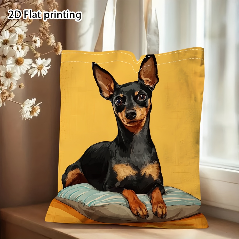 TEMU Un bolso grande de cara con un encantador diseño de en miniatura, ideal para el trabajo, el shopping y artículos diarios. bolso duradero como un