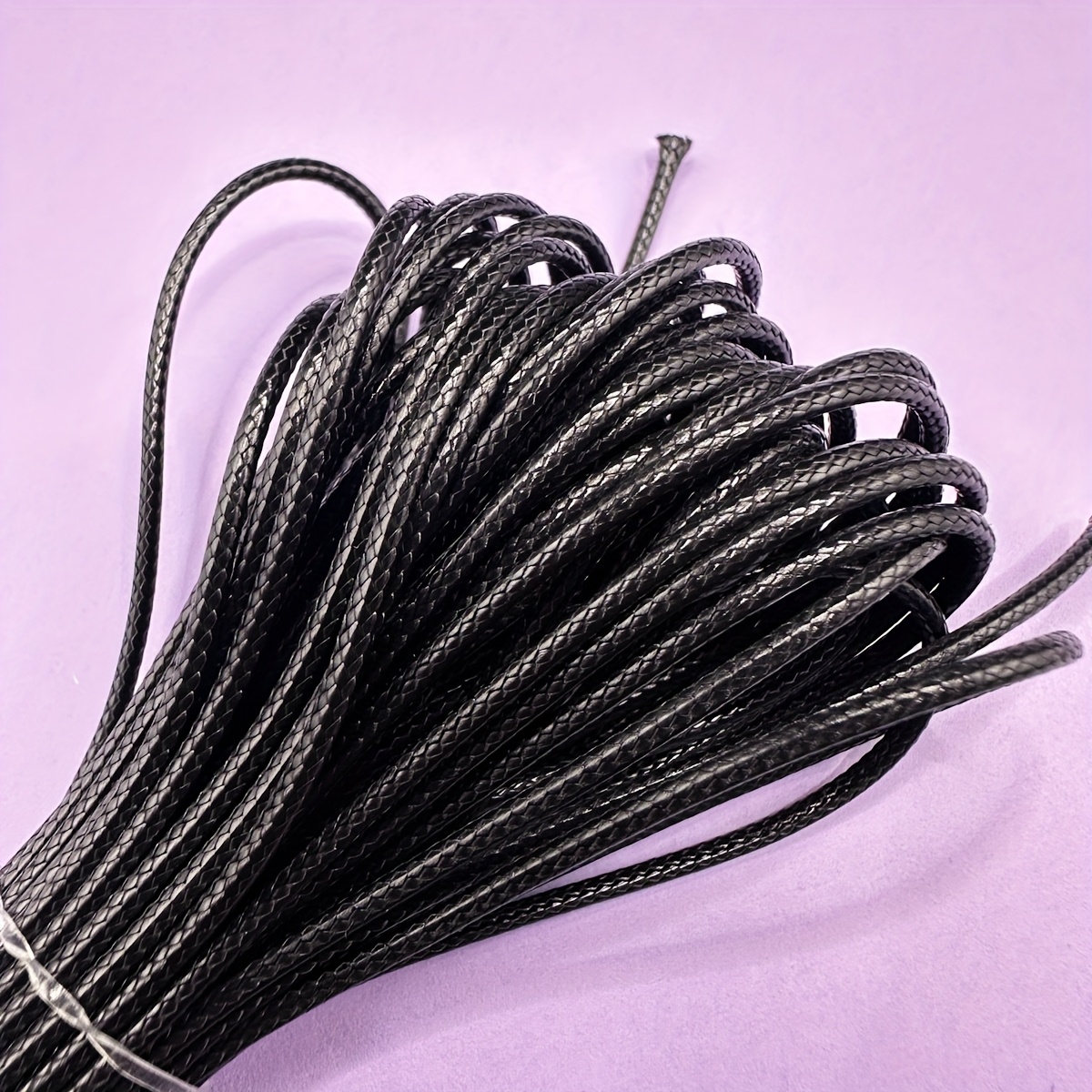 TEMU 177 pollici di cordino qualit� da 1.5/2.0 mm per creare gioielli in , marrone e - un filo per non elasticizzato per collane, braccialetti e