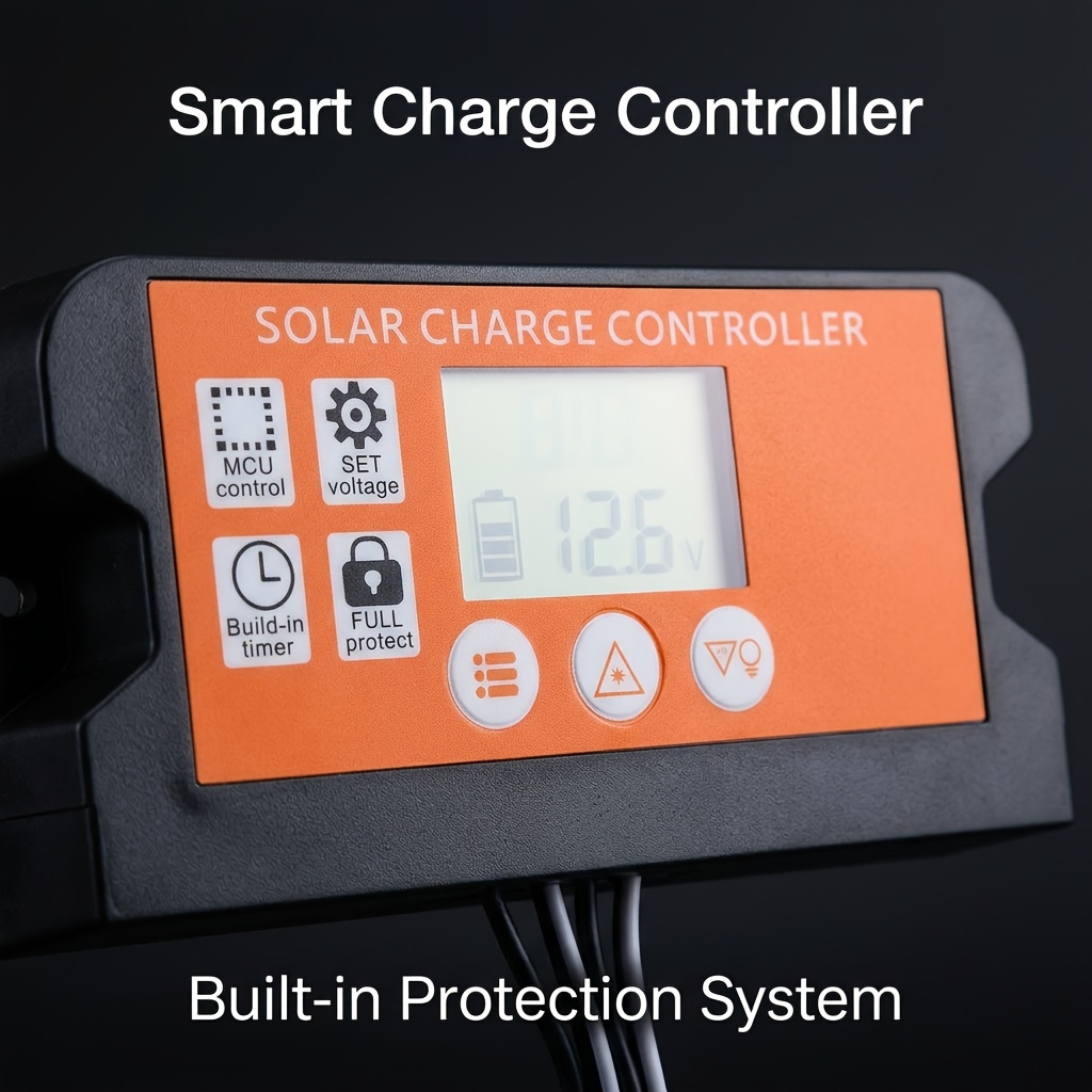 18V 600W Solar Panel Charging Kit with 100A Smart Controller and USB Output for Outdoor, Car, RV, and Caravan Batteries