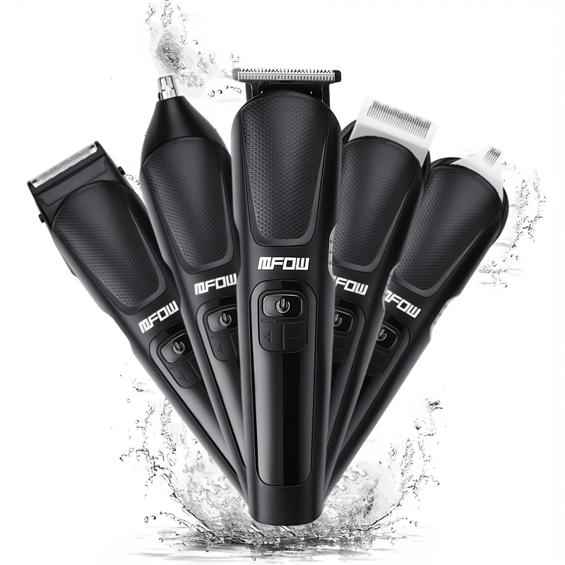 multi functional 5 in 1   set lcd display hair clipper electric shaver nose hair trimmer usb charging suitable for mens oil head and home grooming   and convenient Product details 3