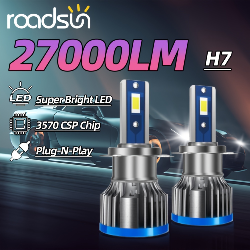 H15 Led Bulbs Canbus No Error 3570 Chip High Power Car - Temu