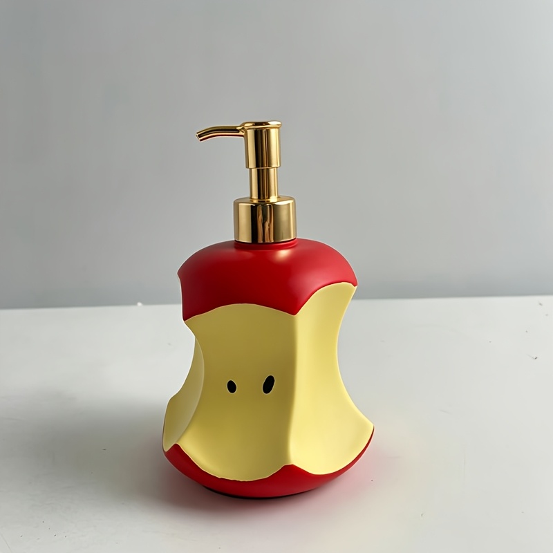 TEMU Cute Core-shaped Soap Dispenser, Refillable Liquid Pump Bottle, Suitable For Hand /lotion Dispensing In Bathrooms And Kitchens