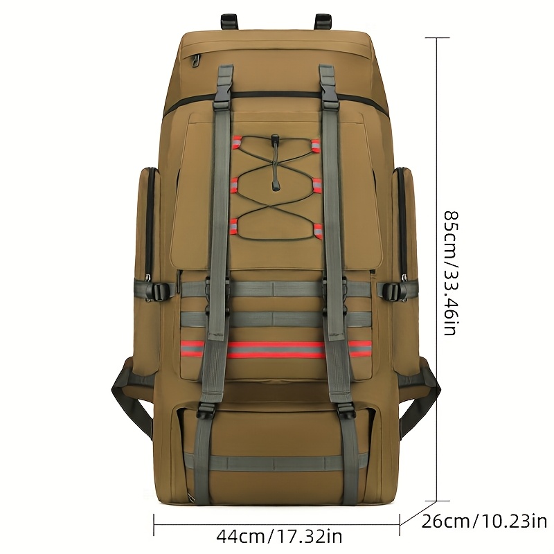 [Durable Climbing Backpack] Large Capacity Multifunctional Outdoor Sports Climbing Backpack - Durable Nylon Drawstring Design for Hiking, Camping, Short Trips - B