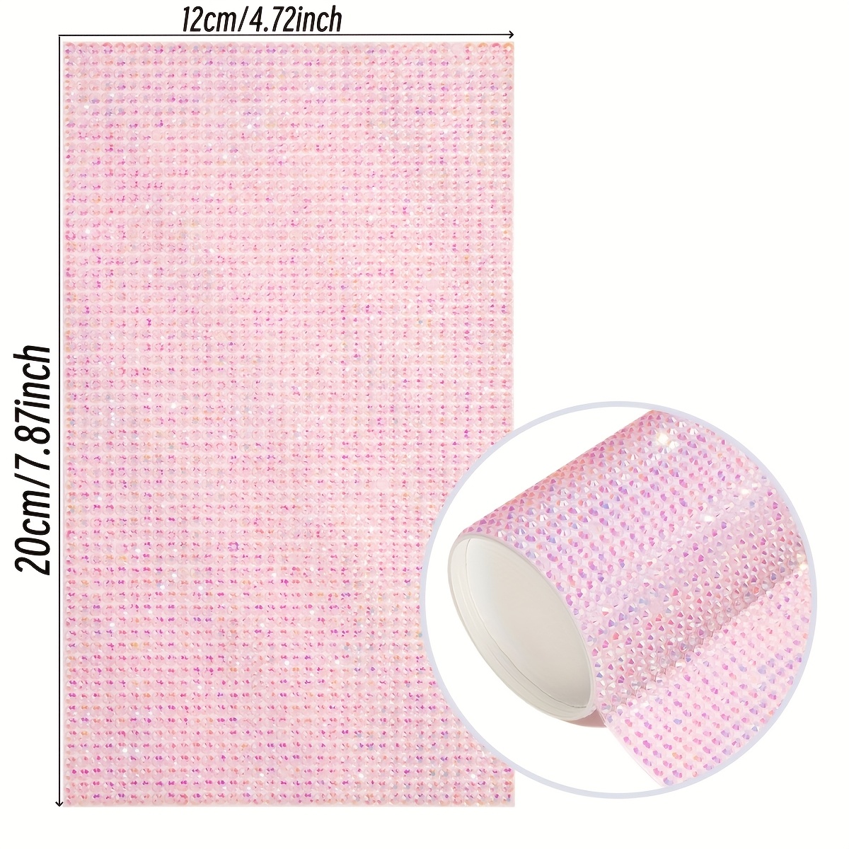 TEMU . 7,87 Zoll/4,72 Zoll handgenähter Strass-Aufnäher, neuartiger Aufnäher für DIY-Bastelarbeiten, Näh- Stickmaterial zum Dekorieren von Kleidung,