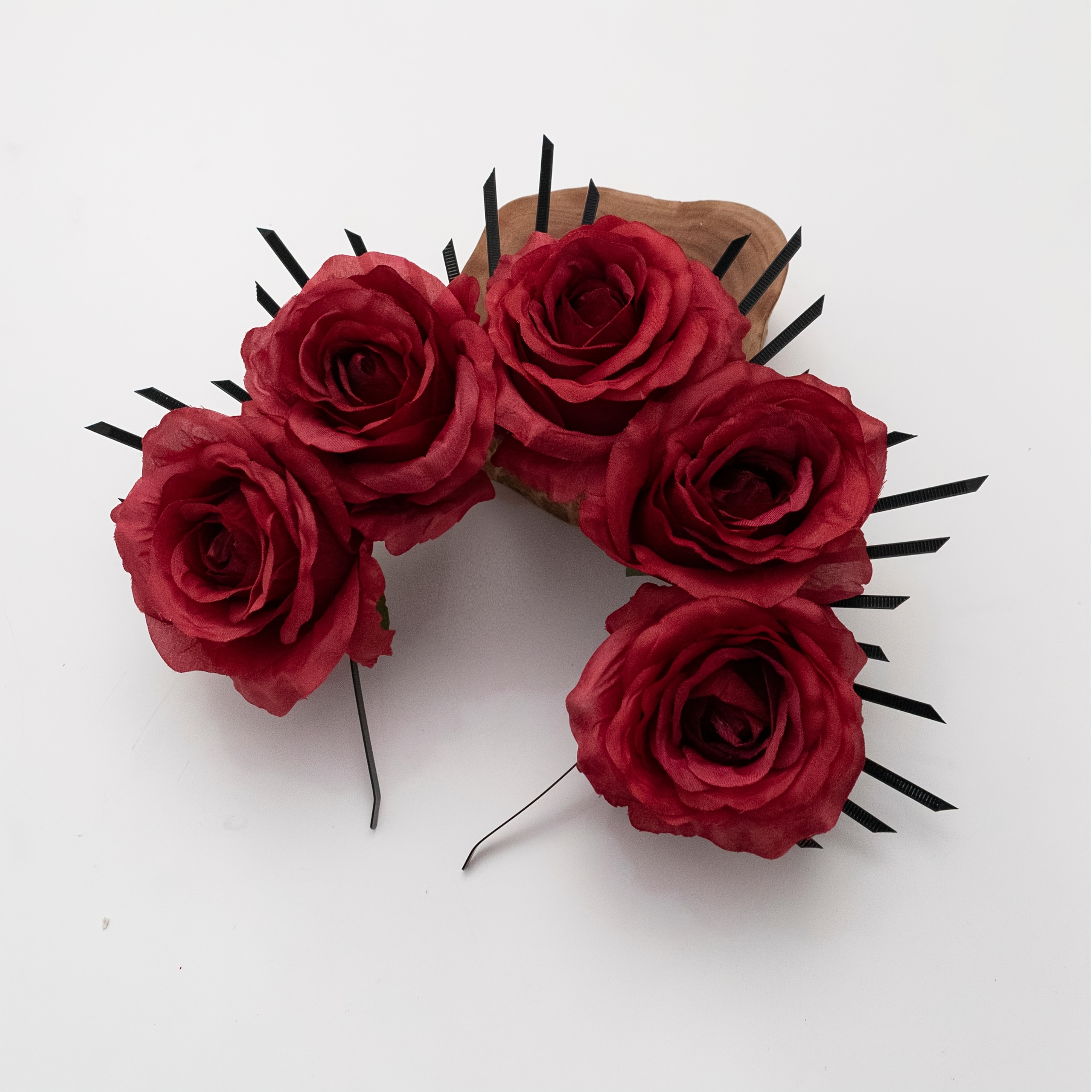 Cos Additions Halloween Festival Halo Simulation Rose Flower Headband Crown Headpiece