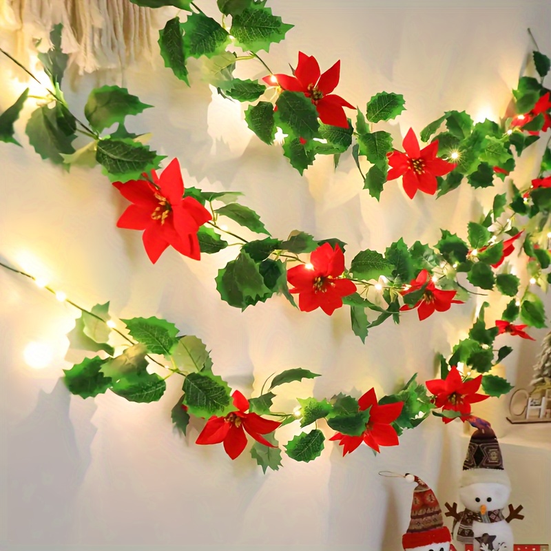 

Battery- Red Vine For Christmas, Weddings & Parties - Decor (batteries Not Included)