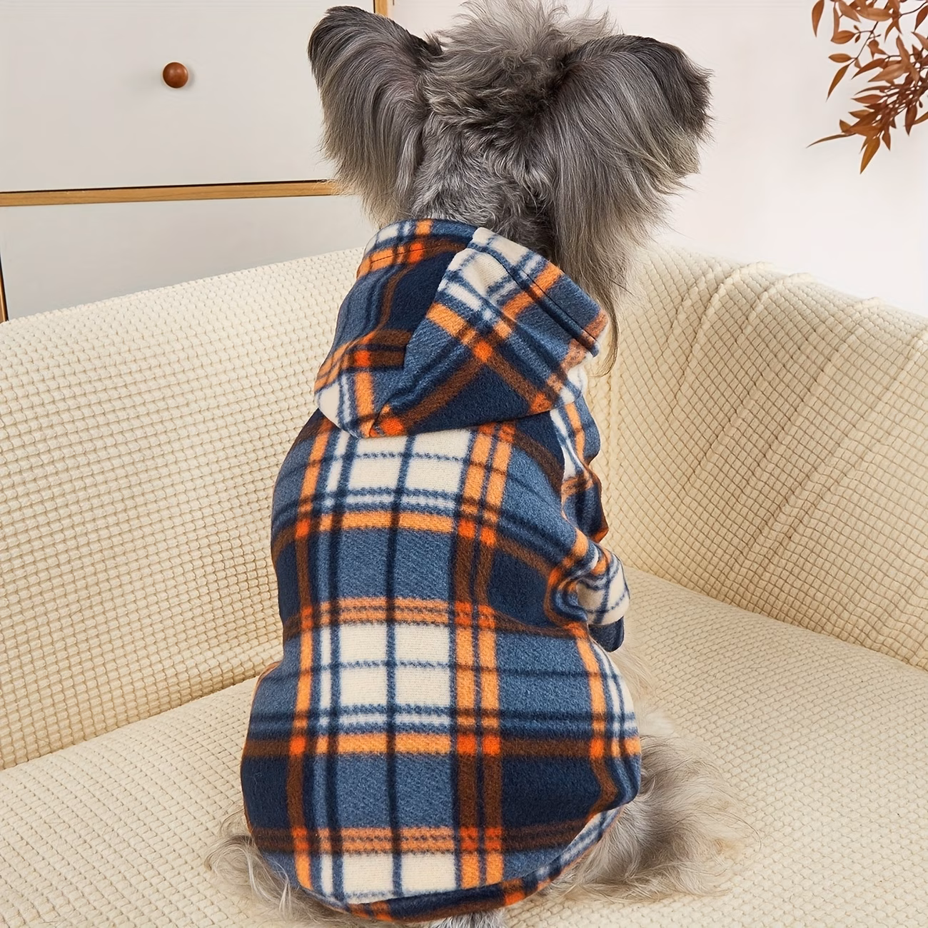 pet sweatshirt apparel 1pc colorful fleece lined warm comfortable coat for cats and dogs indoor outdoor animal clothing autumn winter hoodie for kittens and puppies cute cartoon pet supplies soft pet dog clothes puppy apparel Product details 1