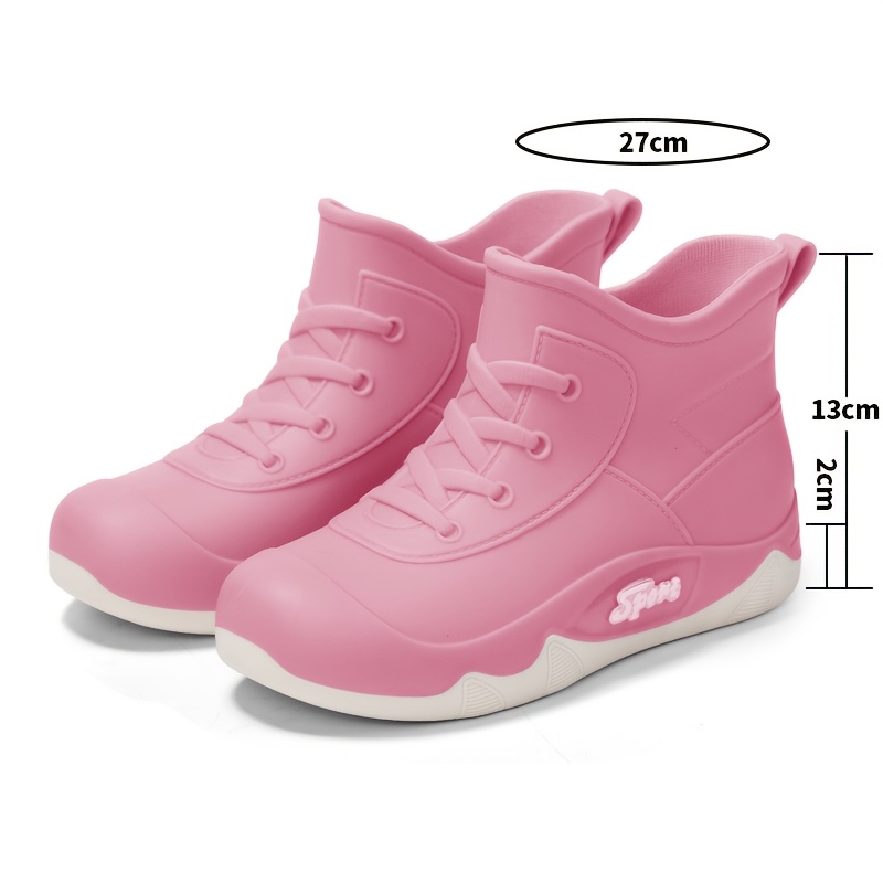 TEMU Factory Direct Women&; Shoes, High Quality And Slip-, 2025 New Style, Short Fashion Rain Boots For And Outdoor Work