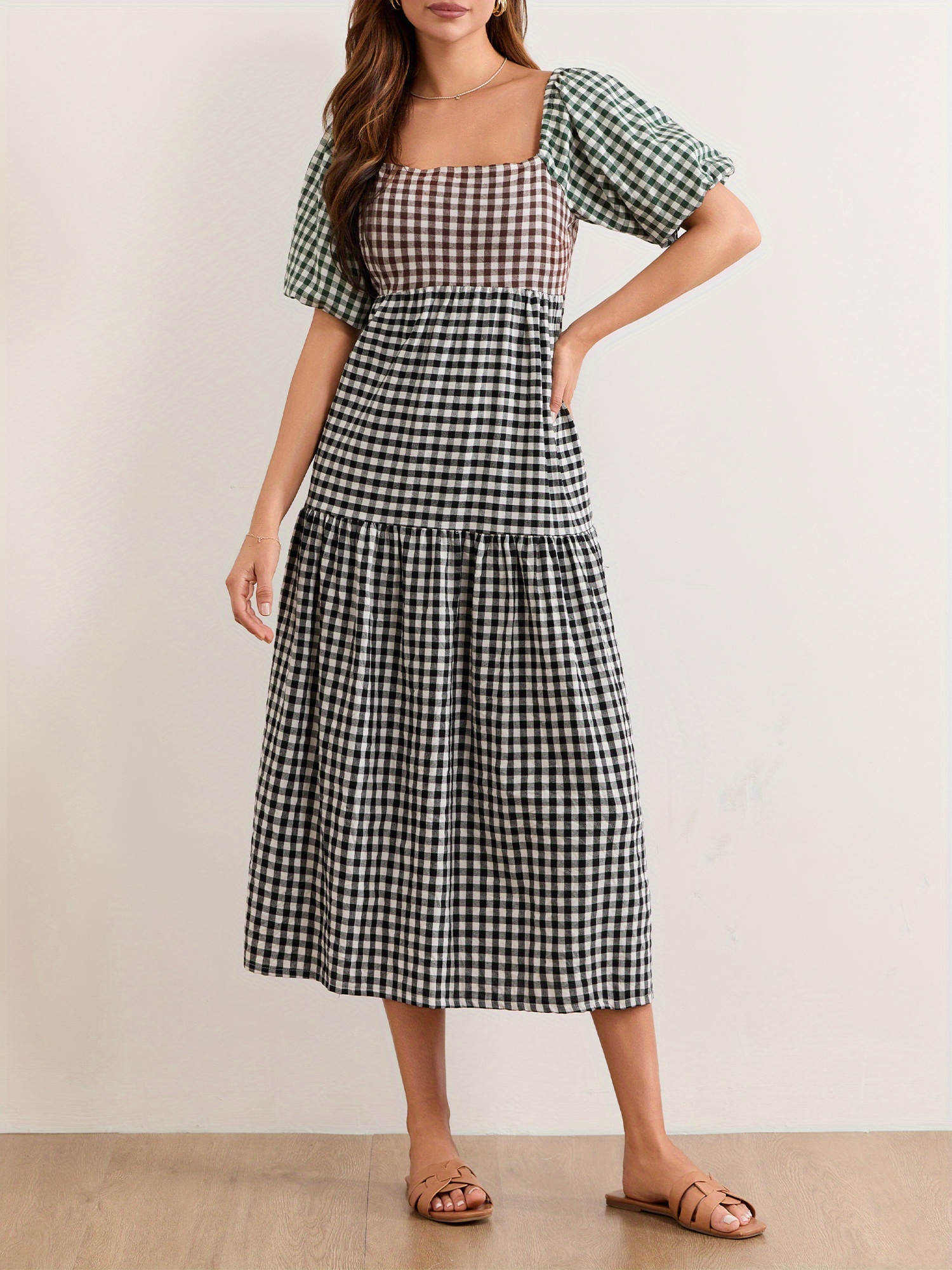 women dress summer PRETTYGARDEN Summer Dress for Women Floral Sundress Spaghetti Strap Fl