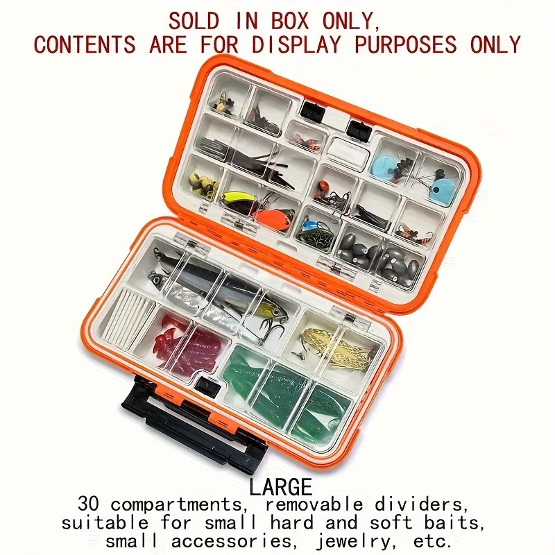 

Double-sided 30 Compartments, Removable Dividers, And Pp - For , , And Storage