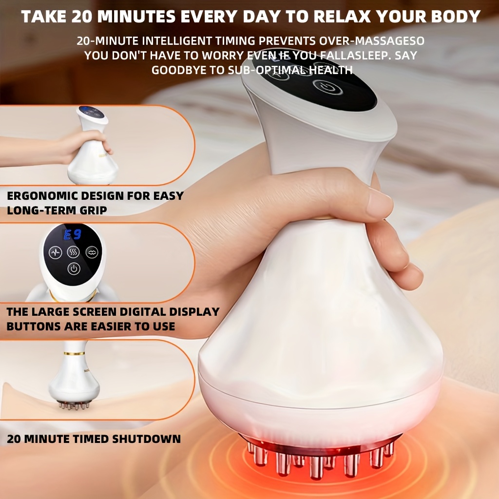 cross border electric meridian brush mini portable   instrument   household whole body cupping device Product details 2