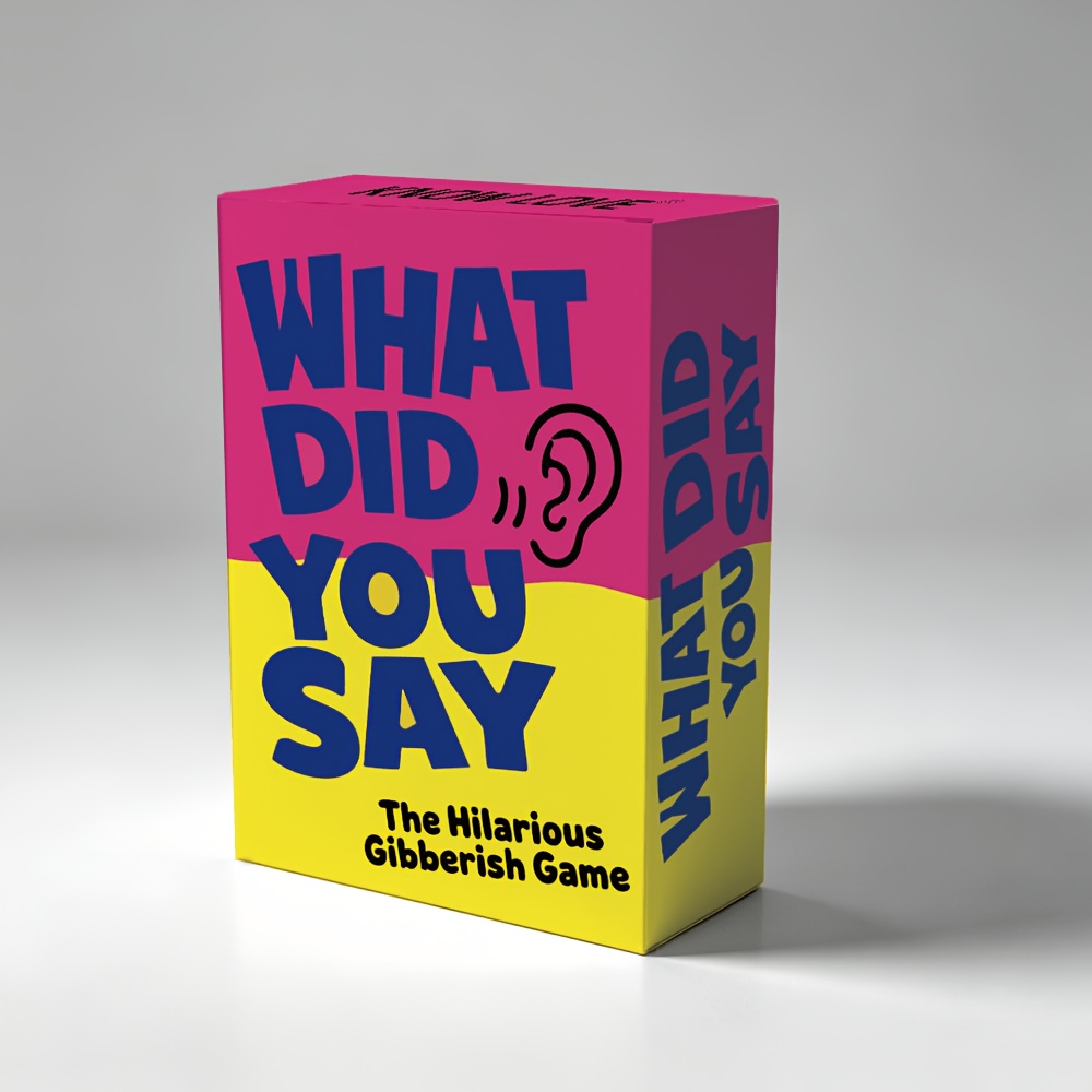 TEMU Le jeu de cartes "Word Voice Party" comprend 89 cartes de puzzle avec des sonores amusants. Un jeu de de parfait pour les de jeux , les voyages