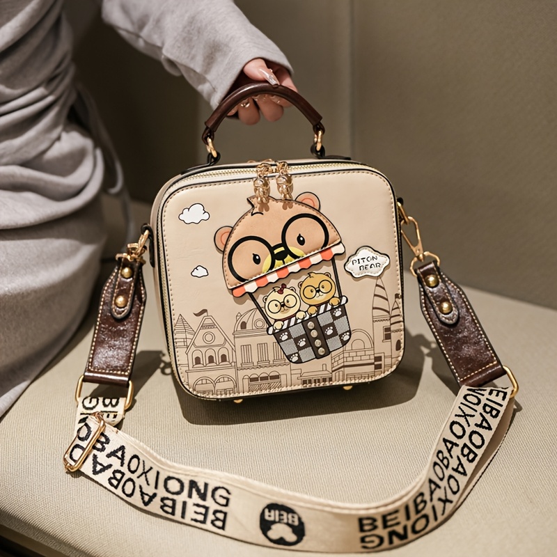 ＊韓国＊［RAELRA BEAR］Winnie Tote Cross Bag 3color 👜✨ Discover the Charm of Raelra Bear Korea ✨🐻 Original
