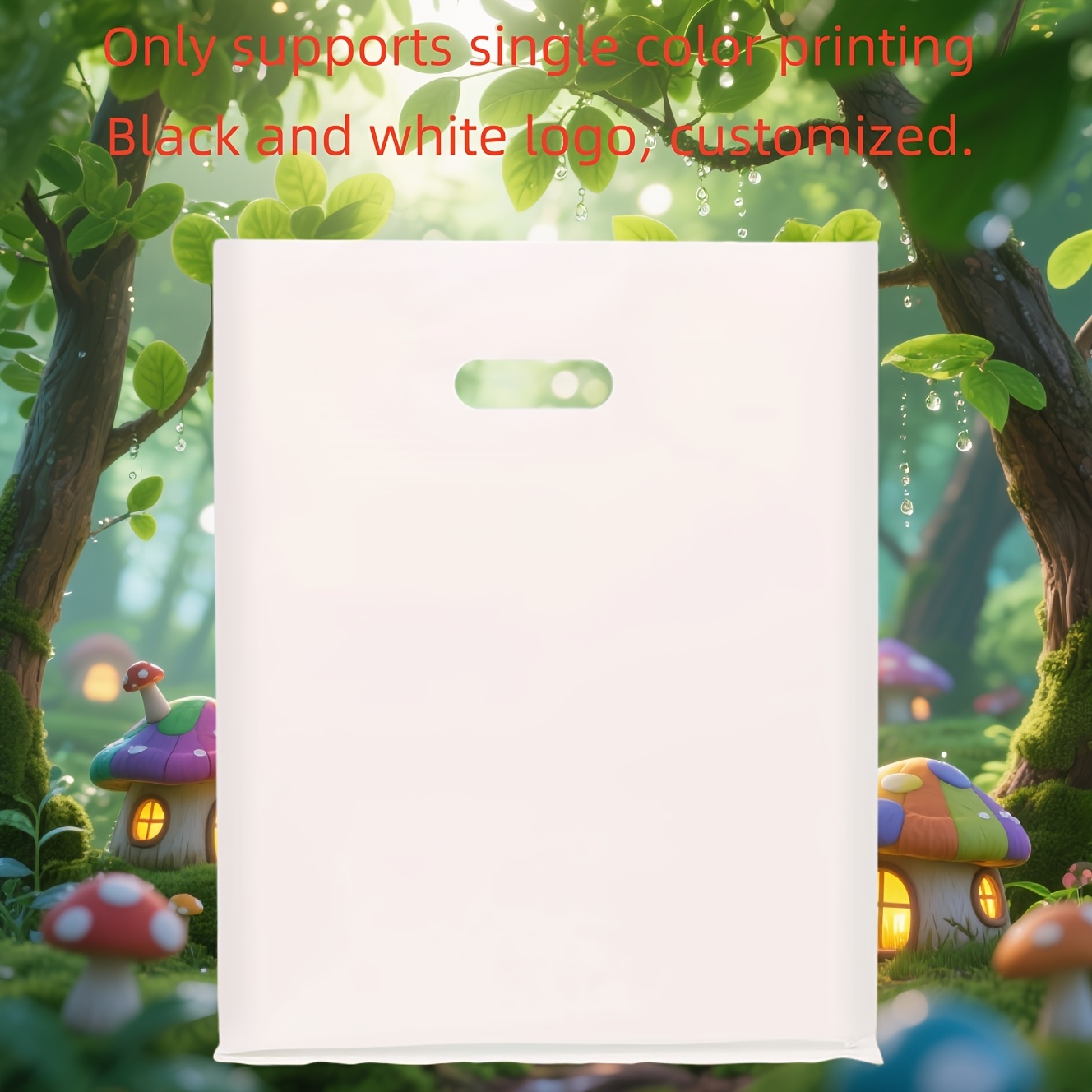 TEMU 150 Custom Bags, Single-sided Color Printing For Apparel & Jewelry – Parties, Weddings, Shopping. Your Own Design! Ideal Holiday Use: Halloween