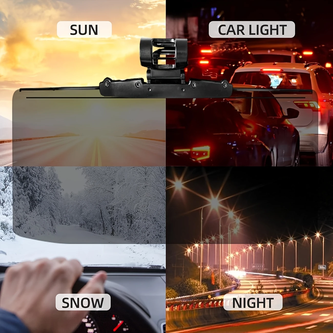 car sun visor uv400 car sun visor extension universal anti glare polarized visor extender protects against glare ultraviolet light details 1