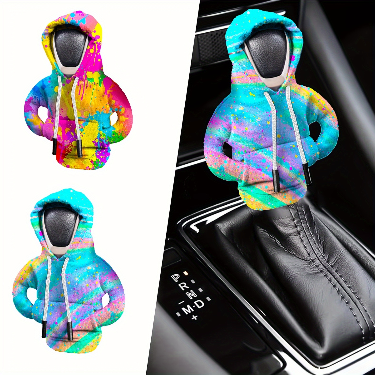 

Hoodie For Car Shift Knobs - Suitable For Manual And Automatic Shift Knobs On Cars, Trucks, Suvs, Rvs, Off-road Vehicles, Etc. - Polyester Fabric