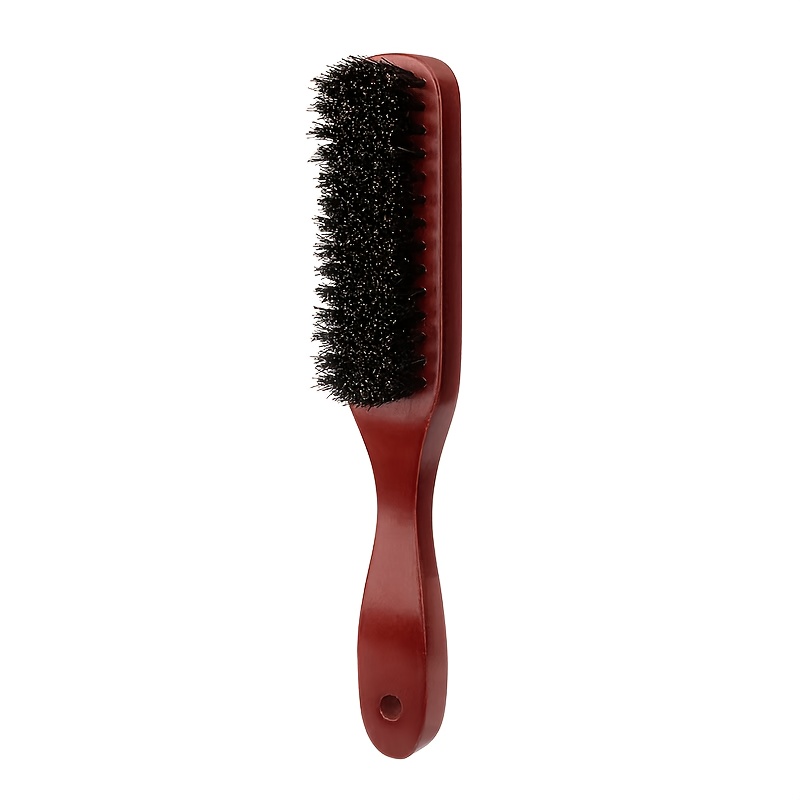 Wood Handle Cleaning Brush Hairdressing Beard Brush Barber Hair Styling Comb Shaving Tools For Men