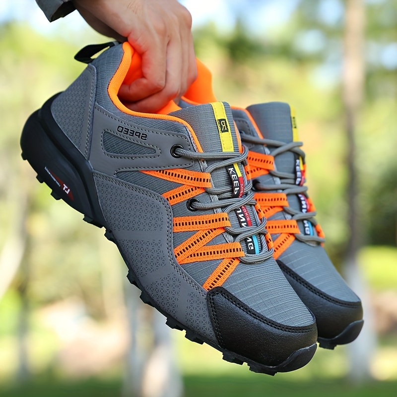 item picture Men'S Casual Athletic Shoes, Lace-Up Breathable Wear-Resistant Outdoor Sports Running Shoes, Ball Sports Shoes, Running Shoes, Outdoor Activities And Daily Wear