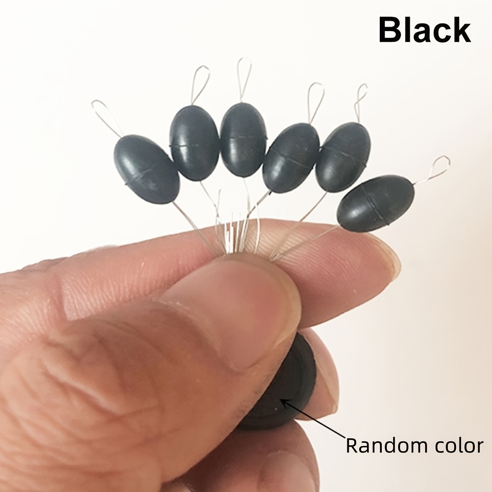60pcs(10 Groups) Vislijn 6-20# Stopper Luminous Space Beans Fishing Accessories Rubber Float Catfish Flotador High Concentricity