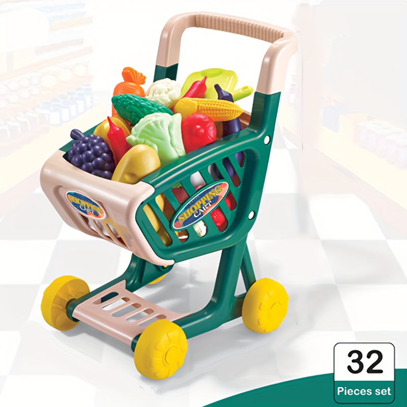 

' Set Fruits & Vegetables - Educational 3-6, For -playing &