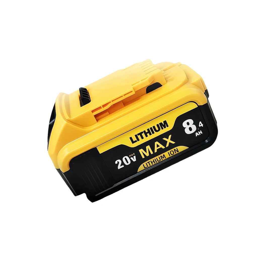 TEMU 2-1-pack Replacement For 20v : 8.4ah Lithium Batteries Compatible With For Battery Dcb208 Dcb200 Dcb206 Dcb204 Dcb203 Dcb180 Power Tools