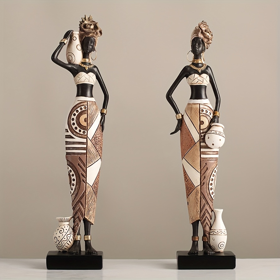 Figures Africaines De Figurines Tribales D'ornement De Madame Africaine Figures Africaines De Figurines Tribales D'ornement De Madame Africaine