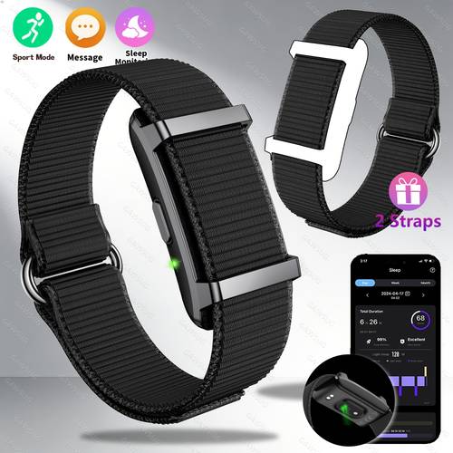 2026 new screenless ultra long battery smart wristband for men and women pedometer multiple sports health and fitness with a lightweight and sleep monitoring compatible with and phones