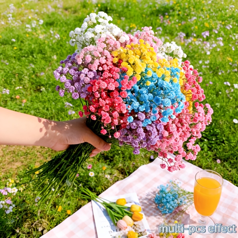 900 künstliche schleierkraut blumen 30er set künstliches