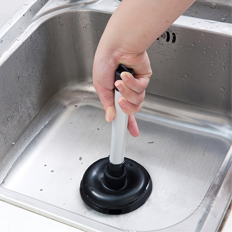 Mini Silicone Toilet Cup Plunger – Compact Design, Non-Slip Ergonomic Handle, Pneumatic Pressure, For Sink, Tub, Shower, And Toilet Drains