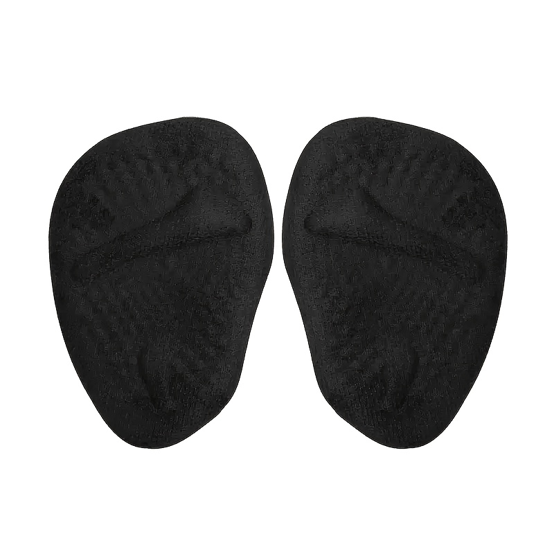 1 Pair TPE High Heel Insole, Transparent Silicone Non-Slip Forefoot Cushion, Half Size Thick Sweat Absorbent Breathable Foot Pad for Shoes, Shoe Insoles, Heel Pads